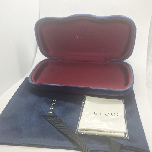 *** LIMITED-TIME get24- 30% OFF *** Gucci small hardcase for sunglasses blue - Picture 2 of 6
